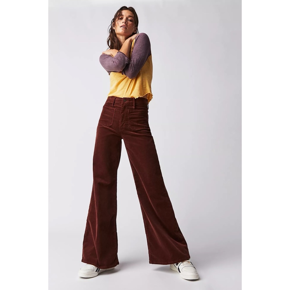 Mother The Cord Patch Pocket Roller Jeans